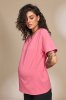 Стильна футболка для вагітних та годуючих Muse малина