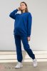 Теплий спортивний костюм для вагітних та годуючих Vieno синій