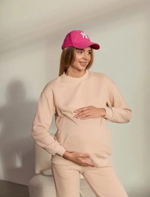 Свитшот Berlin для беременных и кормящих - бежевый
