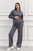 Костюм на флісі для вагітних та годуючих 2357(2320) 1164 графіт