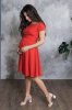 Платье для беременных и кормящих 4158007 красное