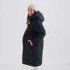 Зимняя слингокуртка / куртка для беременных 3в1 Черная