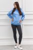 Худи на флисе для беременных и кормящих 2521 1426 голубой