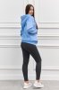 Худи на флисе для беременных и кормящих 2521 1426 голубой