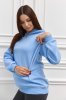 Худи на флисе для беременных и кормящих 2521 1426 голубой