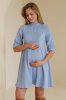 Платье 4501746 для беременных и кормящих - голубой