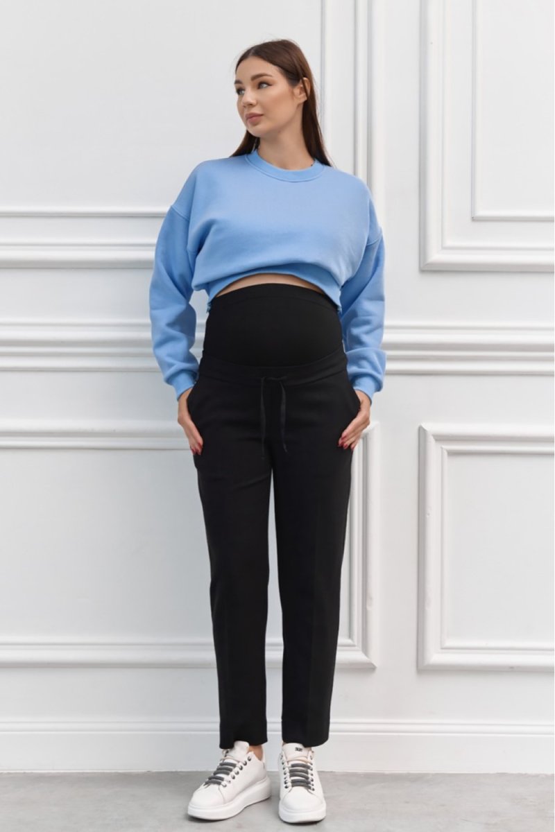 Штаны для беременных 2518 1495 черные