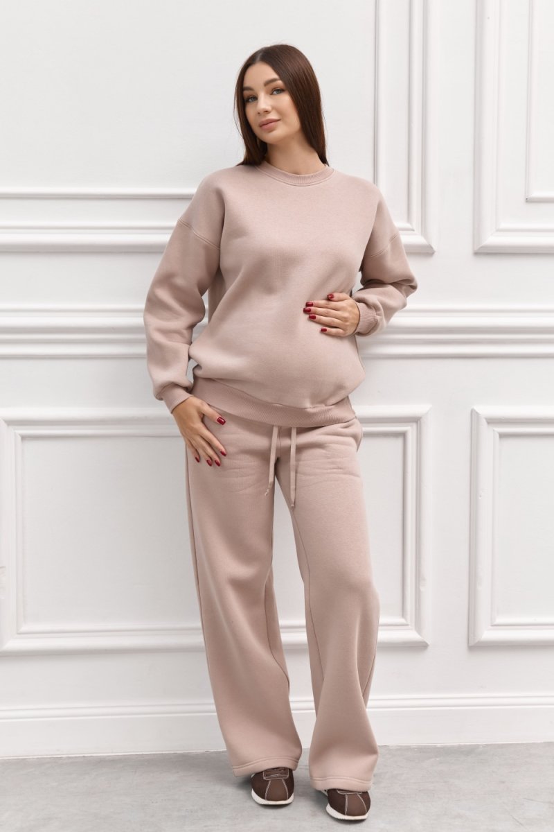 Спортивный костюм для беременных и кормящих 2357(2320) 1497 пудра