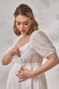 Сукня для вагітних та годуючих Amadeya біла