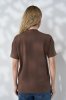 Футболка для вагітних та годуючих Goldie - шоколадна