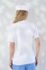 Футболка для вагітних та годуючих із принтом — біла Seaside