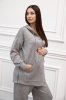 Ангоровий костюм для вагітних 2525(2522) 1751 сірий