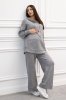 Ангоровий костюм для вагітних 2525(2522) 1751 сірий