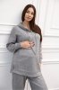 Ангоровий костюм для вагітних 2525(2522) 1751 сірий