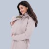 Слингокуртка, куртка для беременных 4 в 1 Бежевая (NEW)