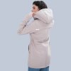 Слингокуртка, куртка для беременных 4 в 1 Бежевая (NEW)