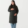 Зимова слінгокуртка / куртка для вагітних чорна