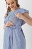 Платье для беременных и кормлением 1940 1034 голубое