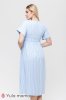 Платье для беременных и кормящих Gretta голубая полоска