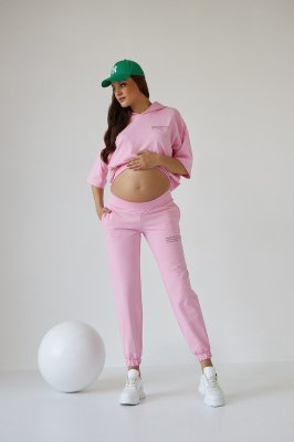 Літні штани для вагітних 2150 1536 рожевий