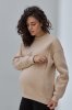 Світшот на флісі Kloya для вагітних та годуючих - кремовий