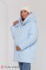 Стильна зимова куртка для вагітних Kimberly Блакитний