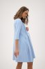 Платье для беременных и кормящих 2208 1599 голубое