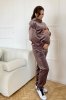 Спортивный костюм 2229(8) 1342 для беременных и кормящих - мокко