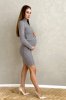 Платье для беременных и кормящих 2311 0506 серое