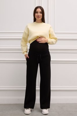 Теплі штани для вагітних 2320 1435 чорні