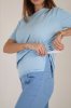 Штани 2328 1842 для вагітних - блакитні