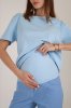 Штани 2328 1842 для вагітних - блакитні