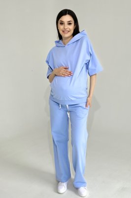 Спортивний костюм для вагітних та годуючих 2332(20) 1521 блакитний