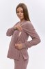 Костюм для беременных и кормления 2356(2184) 1404 шоколадный