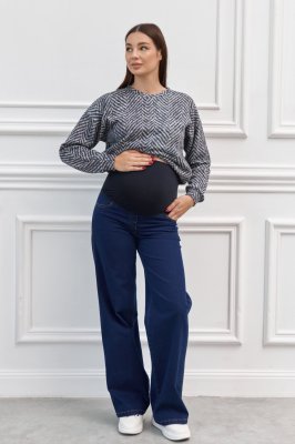 Стильные джинсы для беременных 2520 0031 синие