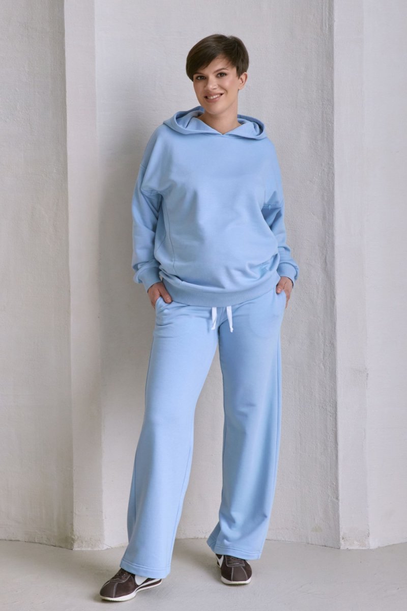Блакитний костюм для вагітних та годуючих мам 2521(2320) 1180