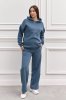 Теплий костюм для вагітних та годуючих 2521(2320) 1484 темно-блакитний