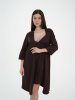Халат для вагітних та годування 25316 Шоколадний