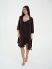 Халат для вагітних та годування 25316 Шоколадний