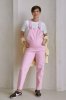 Комбінезон коттоновий для вагітних 2605 1195 рожевий