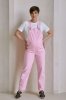 Комбінезон коттоновий для вагітних 2605 1195 рожевий