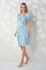 Елегантна сукня для вагітних та годуючих з блакитними квітами Eileen