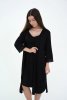 Халат для вагітних та годуючих 25319 чорний