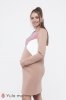 Платье для беременных и кормящих Denise warm капучино
