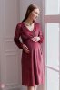 Платье для беременных и кормящих Jen темная роза