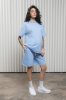 Хлопковый костюм для беременных и кормящих Mikaela голубой