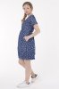 Платье для беременных 1154651 синий варка 1