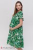 Платье с оборками для беременных и кормящих Annabelle тропик