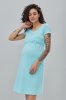 Ночная рубашка для беременных и кормящих Margaret аквамарин