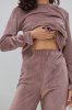 Теплый костюм Hygge для отдыха для беременных и кормящих - фрезовый